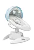 A baby bouncer seat with a canopy and hanging toys, shown on a white background. Produktbild-Vorschau