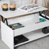 Couchtisch mit hochklappbarer Tischplatte weiß HEDDA Produktbild-Vorschau 4