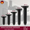 HOOZ® Möbelfüße Edelstahl Schwarz Matt 200 mm 4er Set Produktbild-Vorschau 7