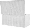 KRINES HOME Truhe / Wäschetruhe aus Rattan (Weiß, MAX) Produktbild-Vorschau 7
