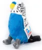 Peluche perruche 19 cm, vert jaune, peluche animaux oiseaux Voir les images du produit 1