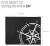 kwmobile 24" TV Abdeckung Indoor - Fernseher Hülle Produktbild-Vorschau 3