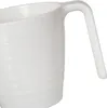 A close-up shot of the handle and rim of a white melamine pitcher. Anteprima dell’immagine prodotto