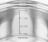Set Edelstahltöpfe mit Silikongriffen Gas-Induktion 8 Stück Produktbild-Vorschau 10
