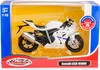 Suzuki GSX-R1000 Modell 1:18 Weiß Metall Kunststoff Produktbild-Vorschau 6