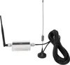 A cell phone signal extender amplifier with two antennas and a coiled cable, shown against a white background. Náhled obrázku produktu