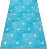 Teppich für Kinder HEARTS Jeans, vintage Herzen - türkis Produktbild-Vorschau 1