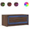 vidaXL LED-Couchtisch Braun Eichen-Optik Holzwerkstoff Produktbild-Vorschau 1
