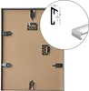 nielsen Aluminium Bilderrahmen Pixel, 22x22 cm, Silber Matt Produktbild-Vorschau 5