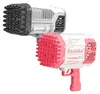 Zwei Bazooka-Blasenpistolen, eine pink-weiß und eine grau-weiß, schräg gezeigt Náhled obrázku produktu
