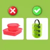 Thermo Lunchbox 3 Etagen 2,1 L – Edelstahl Produktbild-Vorschau 7