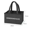 Flaschentasche Grau Filz 6 Fächer Männerhandtasche Produktbild-Vorschau 7
