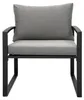 home24 Loungeset - 3-teilig - Eisen / Webstoff - Grau / Produktbild-Vorschau 5