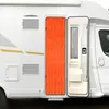 Moritz Flauschvorhang aus Chenille 56 x 185 cm orange Produktbild-Vorschau 1