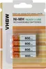 vhbw 4x AAA Micro Akku kompatibel mit Siemens Gigaset C575, Produktbild-Vorschau 3