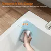 A hand is cleaning the corner of a white sink with a cloth, highlighting the rounded edge. Podgląd zdjęcia produktu