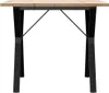 vidaXL Esstisch Y-Gestell 90x90x75,5 Massivholz Kiefer und Produktbild-Vorschau 4
