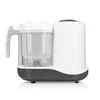 A white and gray baby food maker is shown against a white background. Produktbild-Vorschau
