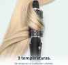 A close-up of a hair styling tool being used on blonde hair, with text overlay. Anteprima dell’immagine prodotto