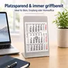 Tischkalender 2027 mit Metallaufsteller magnetisch Produktbild-Vorschau 5
