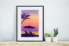 MuchoWow® MuchoWow® Gerahmtes Poster Strandkorb - Produktbild-Vorschau 6