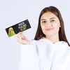 Metallschild mit Wellensittich grün Motiv und Spruch: Hier Produktbild-Vorschau 4