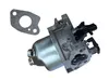 A carburetor and a gasket are shown against a white background. Produktbild-Vorschau