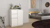 Topeshop 2D2S BIEL, Weiß, 2 Schublade(n), Partikelbord, Produktbild-Vorschau 4