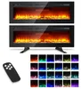 Elektrický krb, 3D efekt, nástenný krb, dekoratívne Náhľad obrázku produktu 1