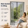 Fliegengitter Tür 2er Set 60 x 210 cm Anthrazit inkl. Produktbild-Vorschau 4