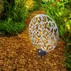 LED Solar-Steckleuchte, Lichteffekt, antik silber, H 41 cm Produktbild-Vorschau 13