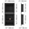 VEVOR Nástěnný výklenek 10x40,64x101,6cm Sprchový výklenek Náhled obrázku produktu 8