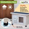 zooprinz Katzenhaus Felix | mit Plüschmaus | Wetterfest | Produktbild-Vorschau 3