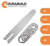 Zaagketting en zwaard 8 inch voor mini kettingzaag, set 3 Productafbeelding-voorbeeld 5