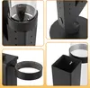 Colonna per pellet in acciaio con vetro borosilicato da 3 Anteprima dell’immagine prodotto 6