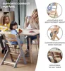 Kinderkraft ENOCK 3 v 1 vysoká stolička - Nastaviteľná - Od Náhľad obrázku produktu 5