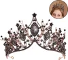 Queen Crown Gothic Strass Hochzeit Diademe und Krone für Produktbild-Vorschau 2
