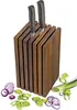Zassenhaus Messerblock Küchenmesser Nussbaum 13 x 13 x 27 Produktbild-Vorschau 3