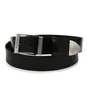 Herrengürtel, breit, schwarzes Leder, 120 £ Produktbild-Vorschau 14