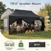 Sekey Faltpavillon 3x6 Wasserdicht mit 6 Seitenwänden, Produktbild-Vorschau 4