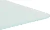 A close-up, angled view of a clear glass panel with a rounded edge, set against a white background. Anteprima dell’immagine prodotto