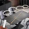 ZMH  Pendelleuchte Weiß  4 Flammig  Esstisch  LED Dimmbar Produktbild-Vorschau 1