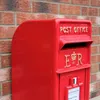 Cassetta postale in stile inglese Cassetta postale rossa Anteprima dell’immagine prodotto 3