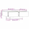 vidaXL Couchtisch Sonoma-Eiche 90x60x31 cm Holzwerkstoff -  Produktbild-Vorschau 9