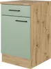 Unterschrank Küche Cara 50 cm Schilfgrün matt - Artisan Produktbild-Vorschau 1