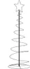 vidaXL LED Weihnachtsbaum 100 LEDs Warmweiß 150 cm Produktbild-Vorschau 8