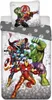 A collage of Marvel Avengers characters on a bedding set. Produktbild-Vorschau