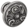 Knopf für Möbel aus Zamak, Durchmesser 30 mm, glänzendes Produktbild-Vorschau 1