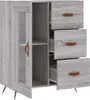 vidaXL Sideboard Grau Sonoma 69,5x34x90 cm Holzwerkstoff Produktbild-Vorschau 6
