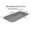XXL Untersetzer Trog 57x28 terra Produktbild-Vorschau 2